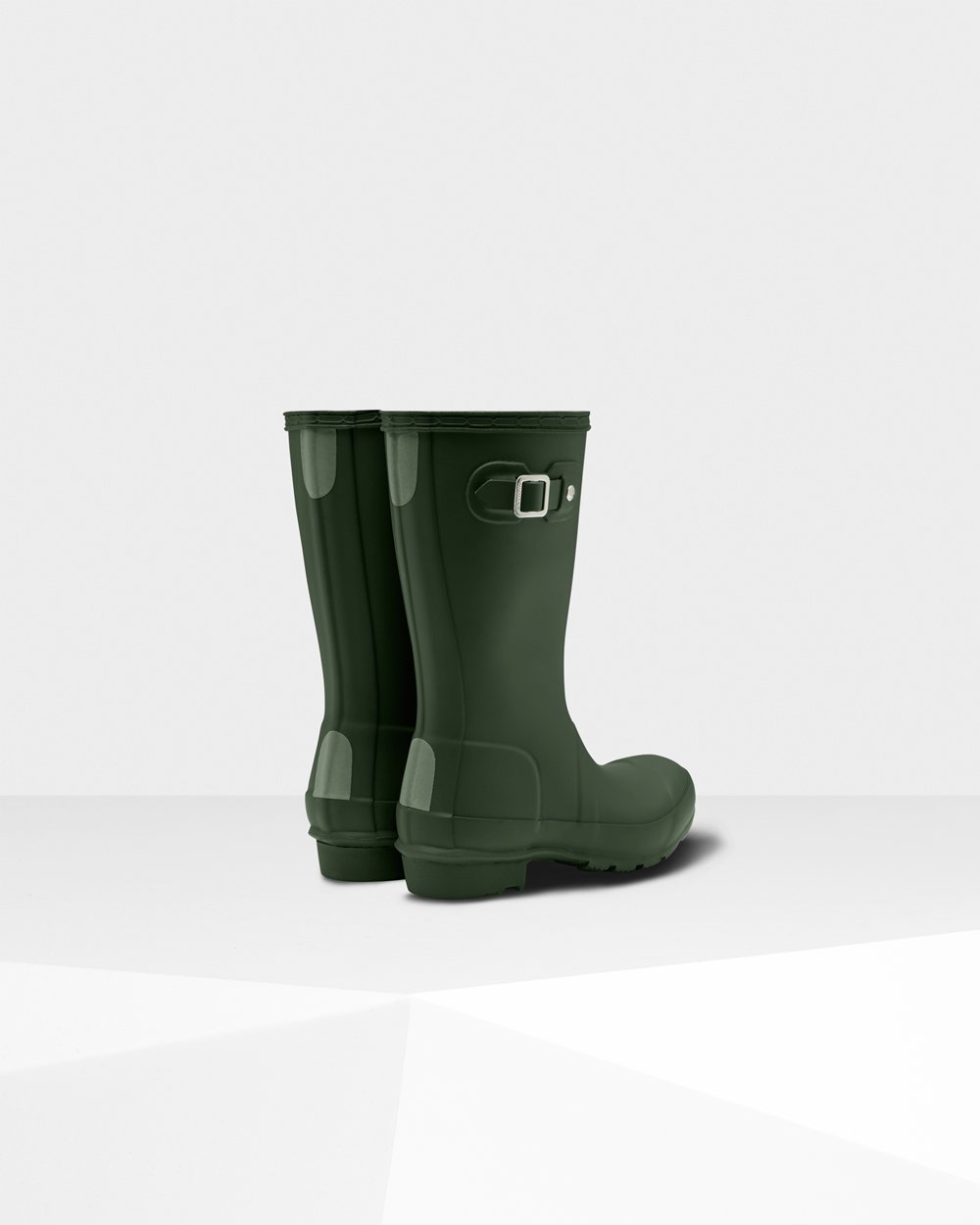 Bottes de Pluie Hunter Original Grands Enfant Vert BXUKFEV-52